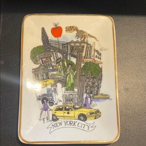 New York City tray. Great to put little trinkets in.